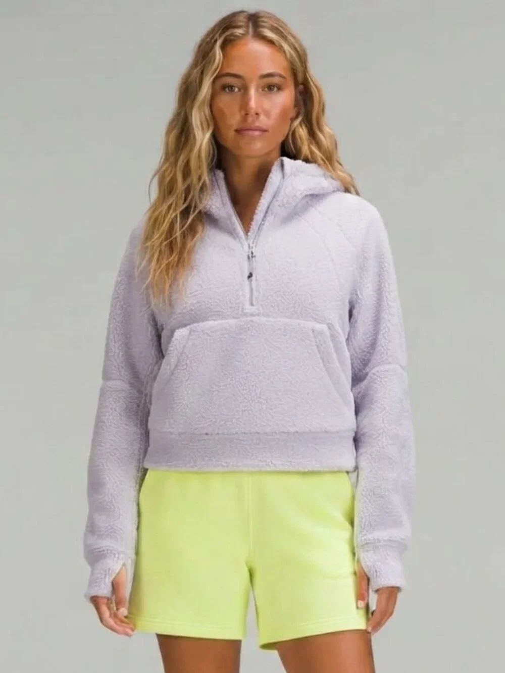 Lululemon Scuba Oversized Half-Zip Fleece Hoodie XS/S nbnn
